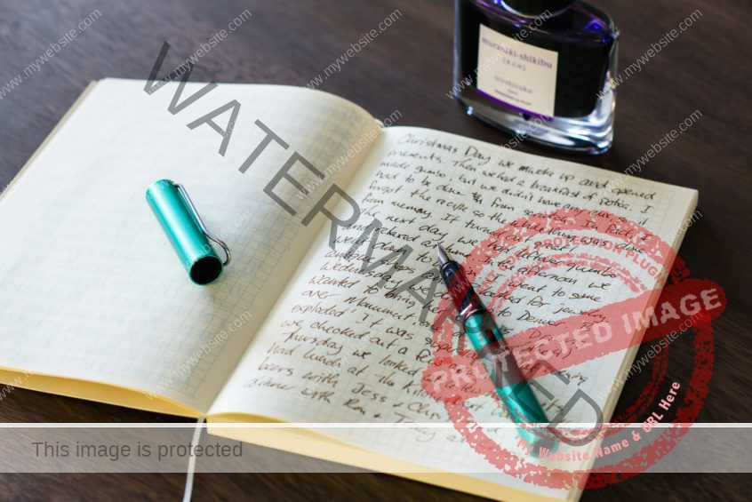 فهرست ژورنال ها Writing with a fountain pen in a journal 1 846x565 فهرست ژورنال ها